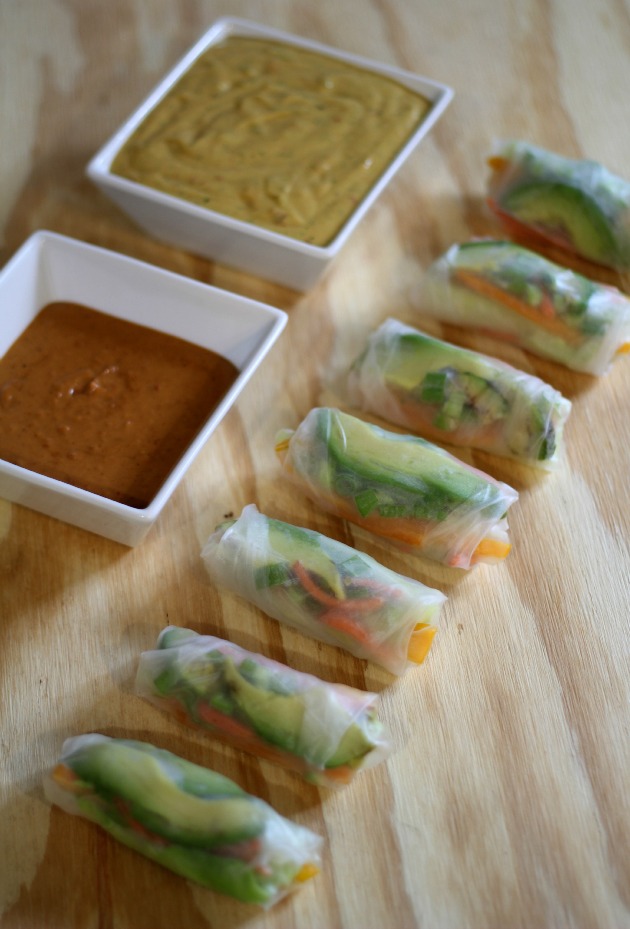 Veggie Rice Paper Rolls