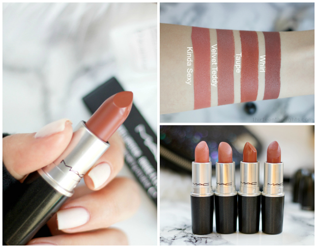 MAC Taupe Lipstick THIRTEEN THOUGHTS