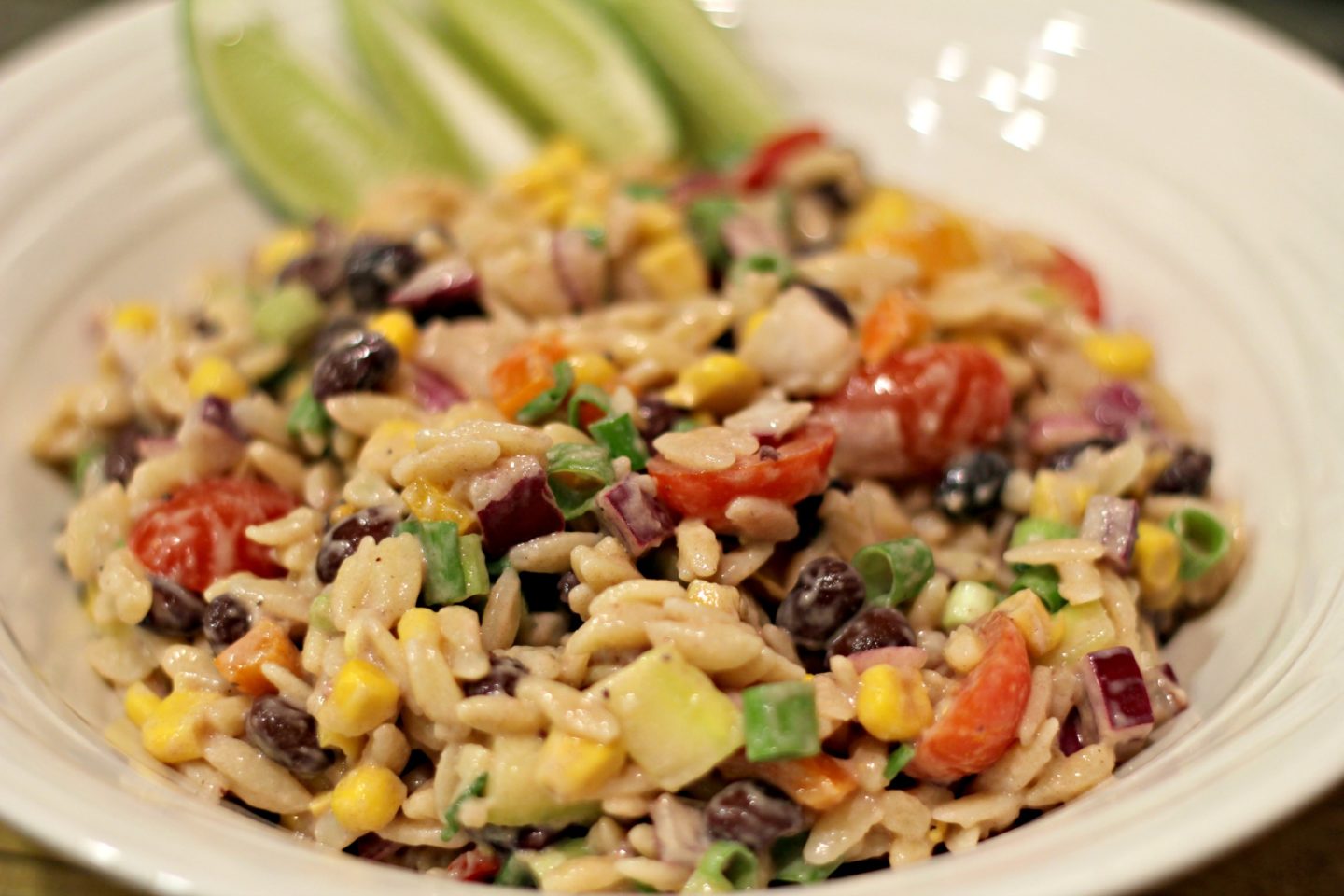 Quick and easy orzo salad recipe