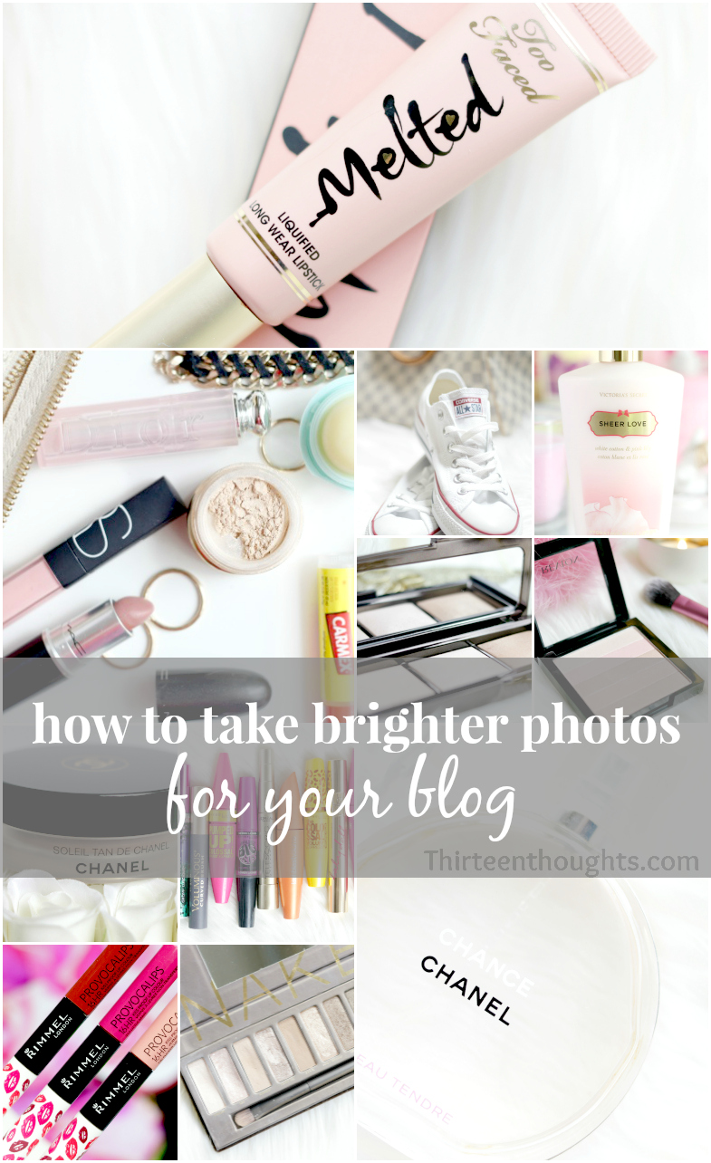 How to take bright photos for your blog. Having a limited source of light means that most of the time you need to work with what you've got. One of the most helpful and inexpensive solutions for making my photos brighter was buying a white reflector. #Blogging #Photography #bloggingtips #blogtips #photographytips
