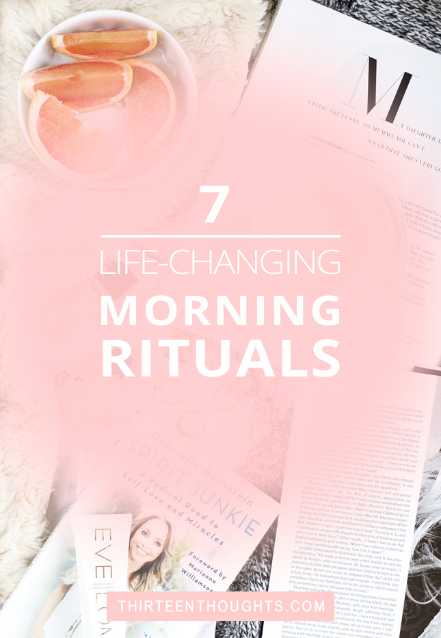 7 Life-Changing Morning Rituals Wellness Your morning routine sets the mood and tone for your entire day. Wouldn't it be wonderful, if you started each and every day on a positive note? How do you feel right after you open your eyes in the morning? Are you excited to start your day, or do you just want to roll over and go back to sleep? How you spend your mornings makes a big impact on your mood and stress levels.| morning routine | #selfcare | #routines | lifestyle | lifestyle blog | #morning rituals