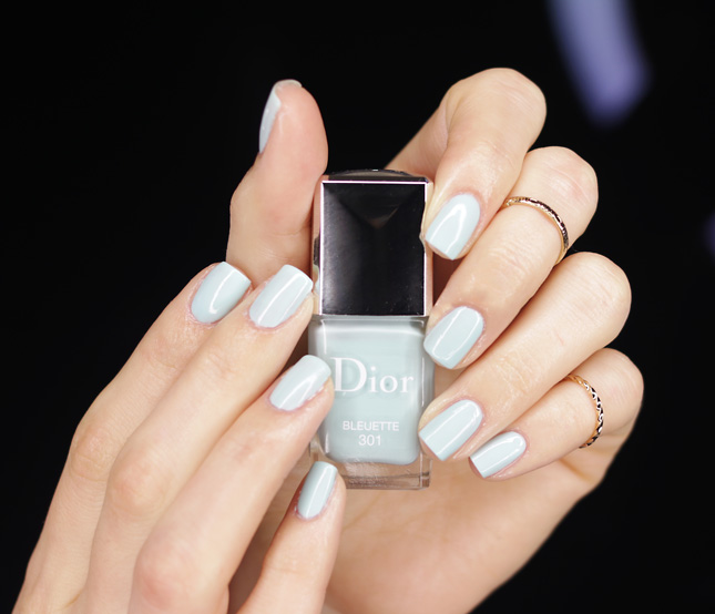5 Nail Colors To Try This Spring Swatches Thir Thoughts Dior Bluelette
