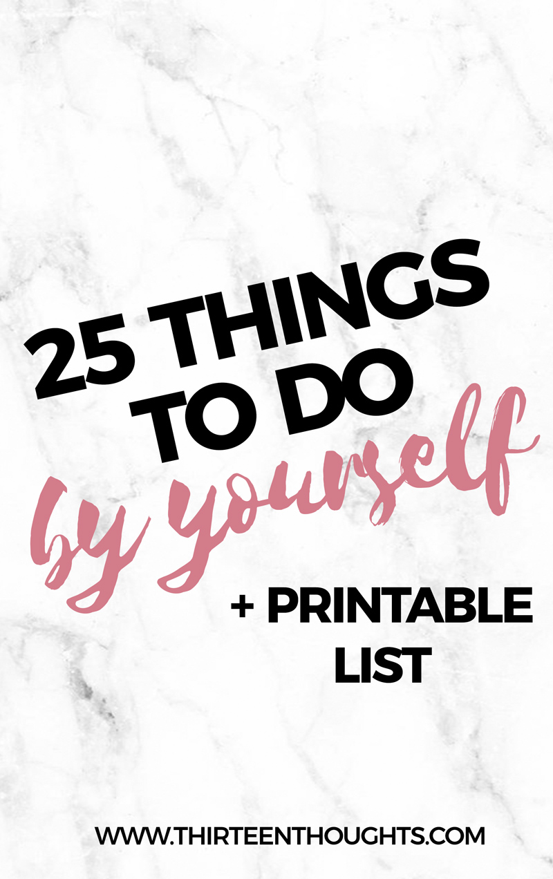 25 Factors in direction of do by means of your self + printable checklist - 13 Mind image about Printable Things referred to as 25 Components in the direction of do by way of on your own + printable checklist - 13 Queries