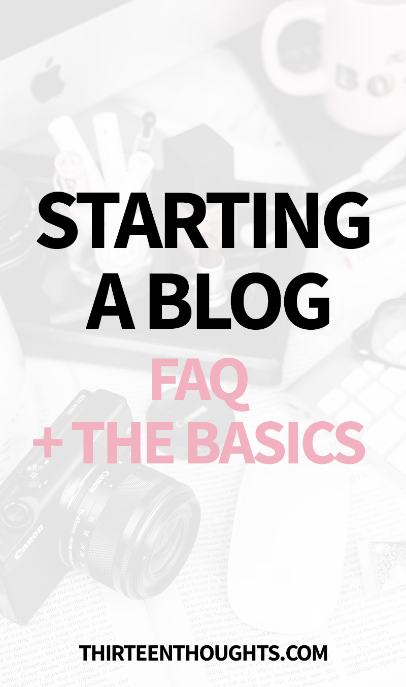 Starting a Blog: FAQ #Blogging #blogtips #bloggingtips #blogging2018 #blogpost #siteground #lifestyle #lifestyleblog #wordpress #Blog
