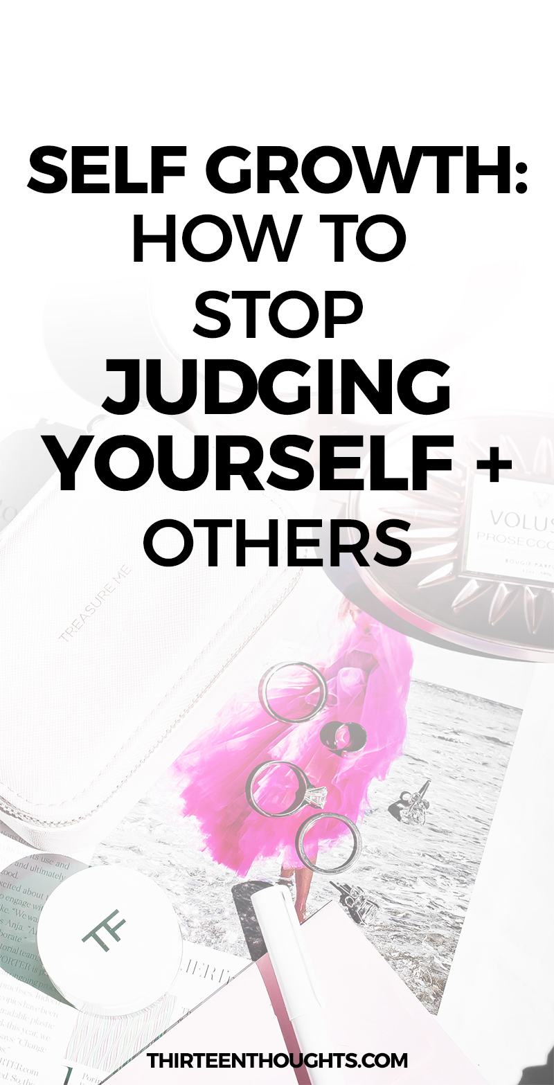 Constant judgment is almost like...being at war with yourself. It's beating yourself up, tearing yourself apart, thinking you should be or do something different from what you are.
Judging yourself, when it comes down to it, is about pointing out and over-stressing over things we don't like. #judgment #selfgrowth #personalgrowth